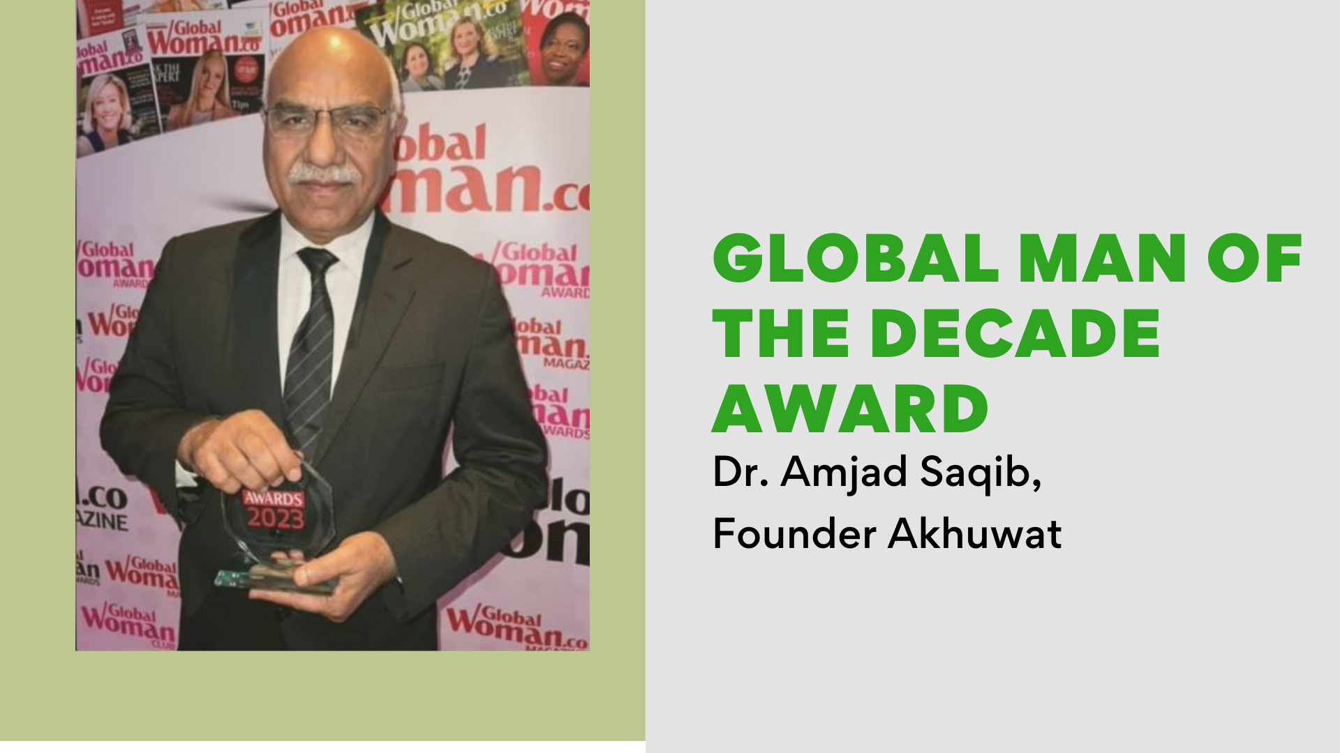 Global man of the decade | Amjad Saqib, Founder Akhuwat